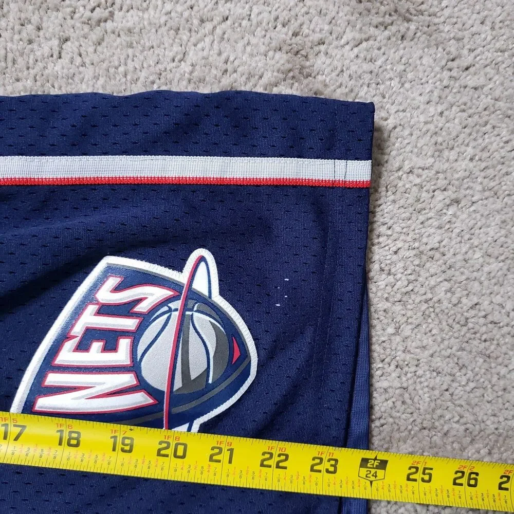 Vintage 2000s Nike NEW JERSEY NETS Mens NBA Authentic Team SHORTS XXL‎